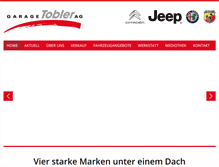 Tablet Screenshot of garage-tobler.ch